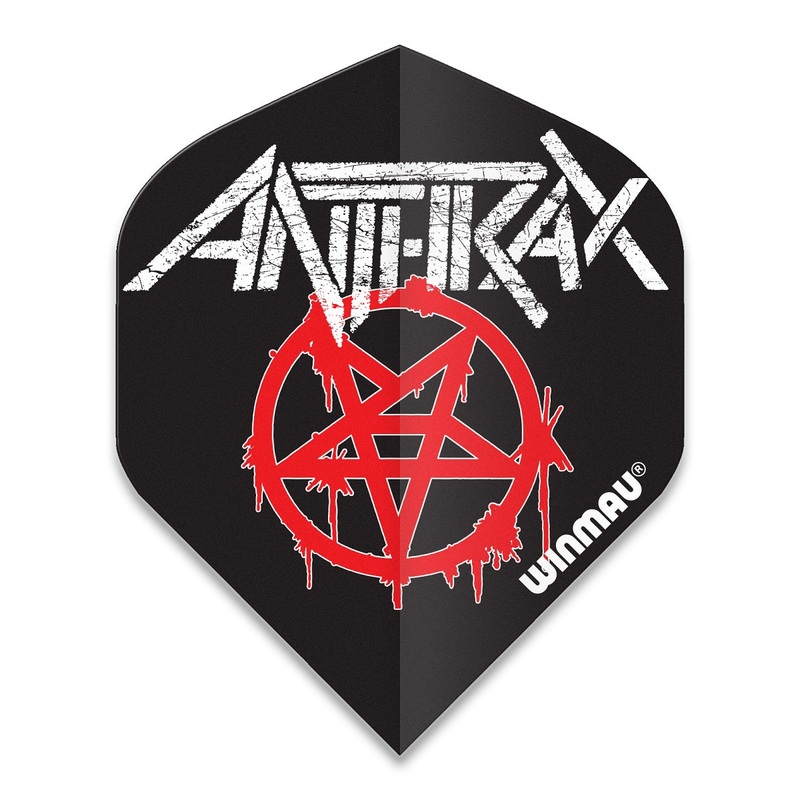 Winmau Rock Legends Dart Flights – Anthrax Logo