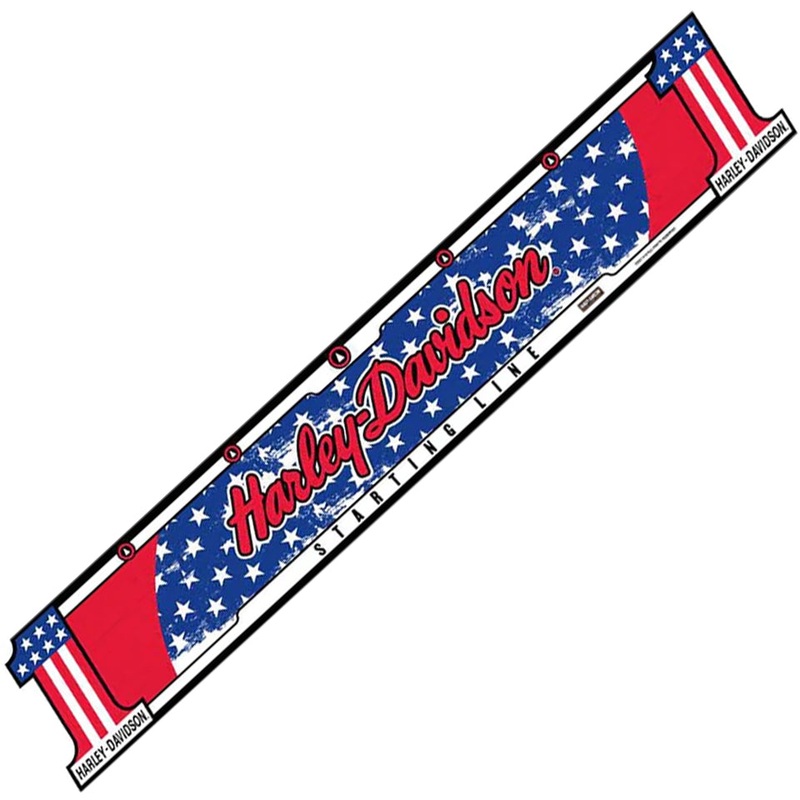 Dart World Harley-Davidson 1 Star Flag Throwline