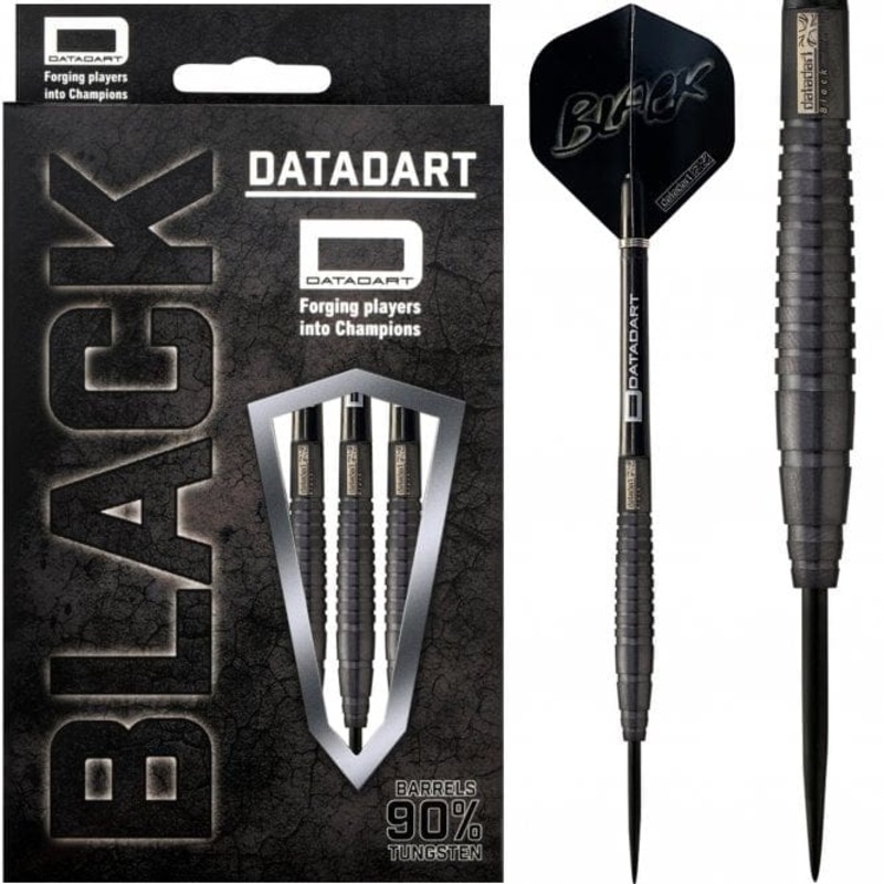 *Datadart Black Darts – Steel Tip – Titanium Matt – Straight – S2 – 24g-D4033