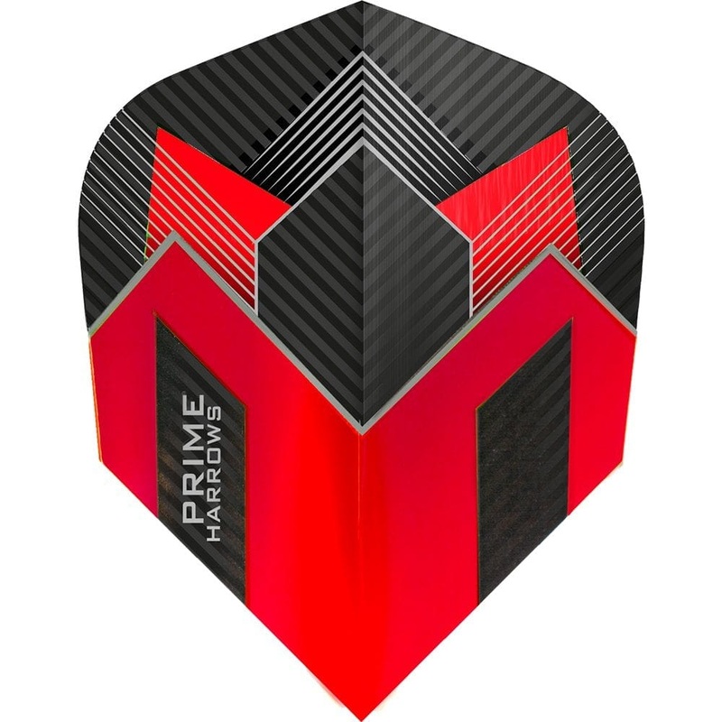 *Harrows Prime Dart Flights – No6 – Std – Red