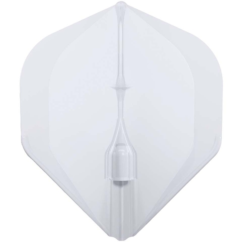 L-Style EZ Dart Flights – L1/ Standard Clear White