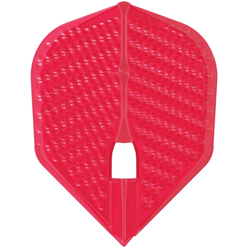 L-Style Pro Dimpled Dart Flights – L3 / Shape Red