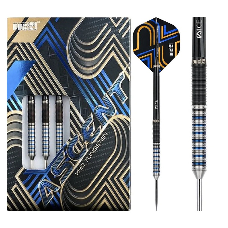 One80 Ascent 01 90% Tungsten Steel Tip Darts 22 GRAM