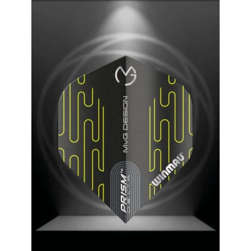 Prism Delta MvG (Michael Van Gerwen) 2021 Black Extra Thick Standard 100 Micron Poly metronic extra thick
