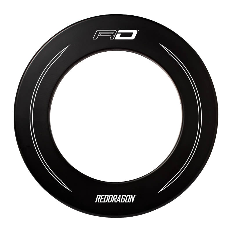 Red Dragon Branded Black Dartboard Surround Black Not Included 43.6cm Inner Diameter, 67.5cm Outer Diameter