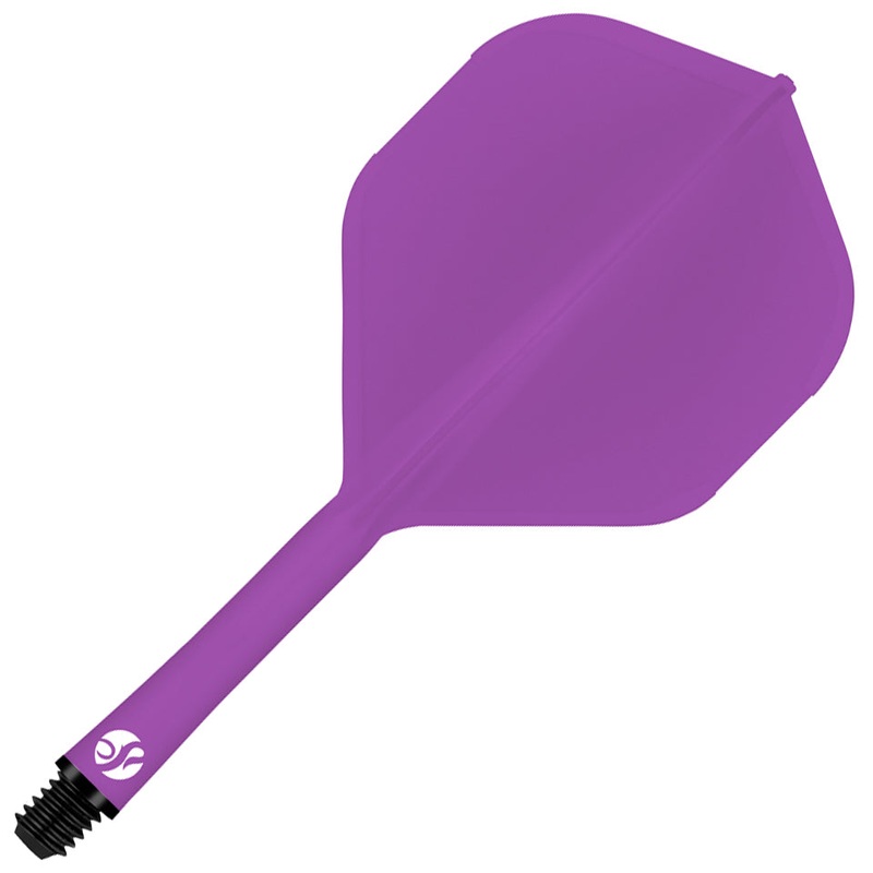 Shot Flight Deck Dart Flight and Shaft System – Standard Medium Purple