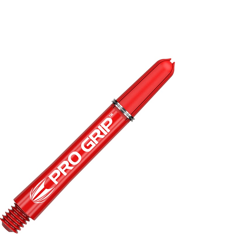 Target Pro Grip Nylon Dart Shafts – Short Red (3 Sets)