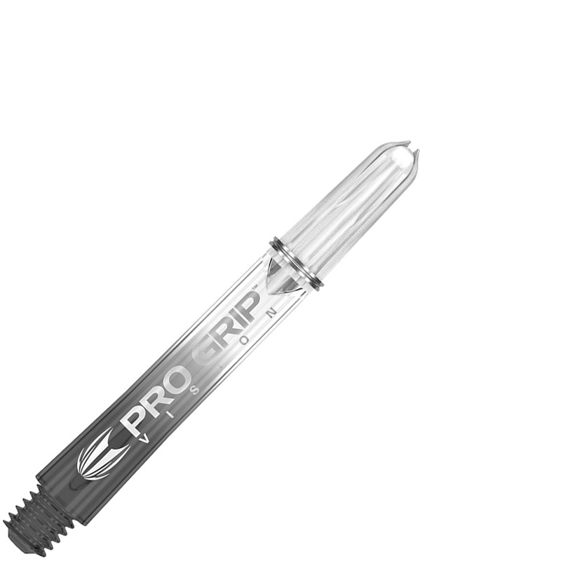 Target Pro Grip Vision Dart Shafts – Short Clear Black (3 Sets)
