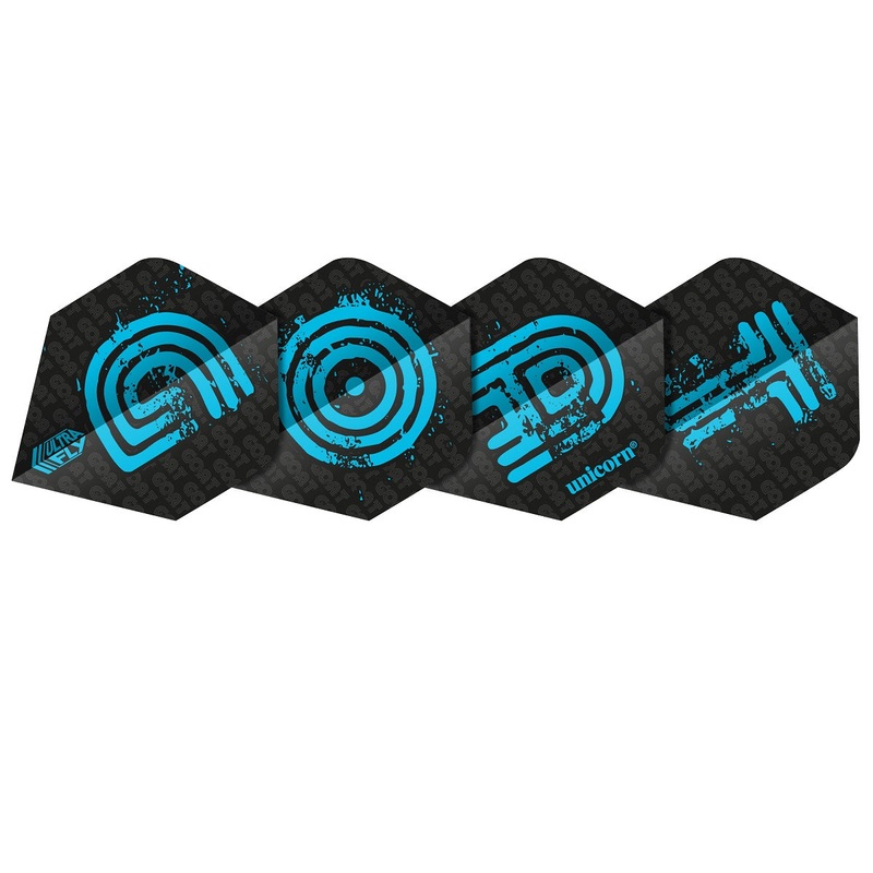 Ultrafly.100 GOAT Blue Standard Dart Flights by Unicorn
