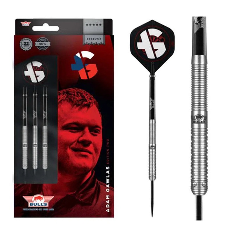 Bull’s NL Adam Gawlas E2 90% Tungsten Steel Tip Darts 22 GRAM