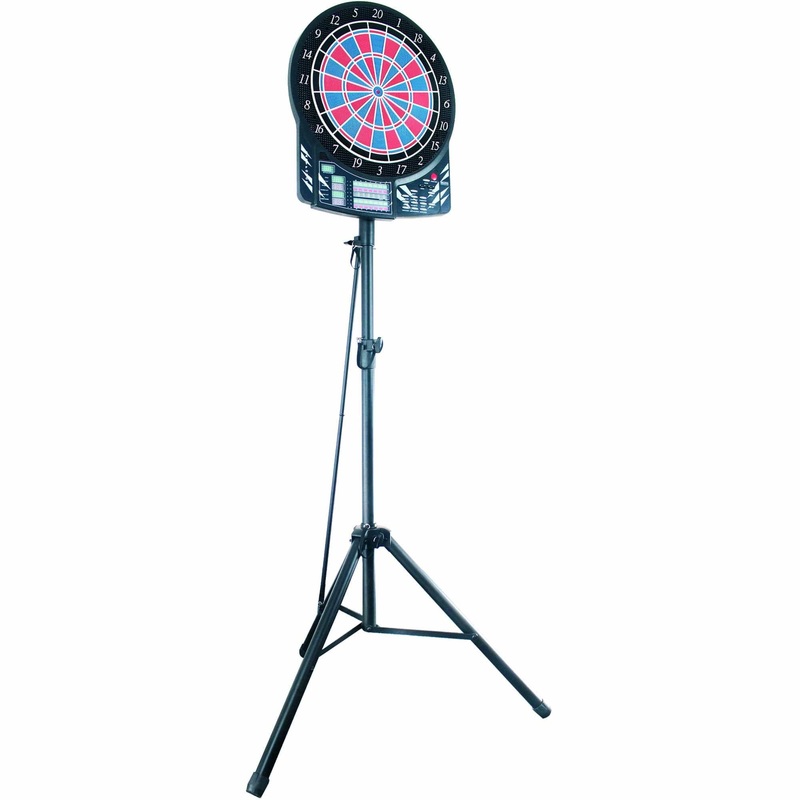 BULL’S Vibex H Mobile Dartstand – Mobile Travel Stand For Soft Tip Dartboards