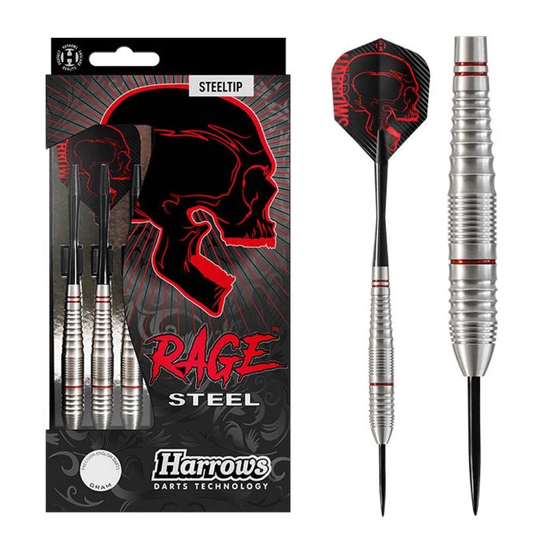 Harrows Rage Steel Tip Darts 21 GRAM
