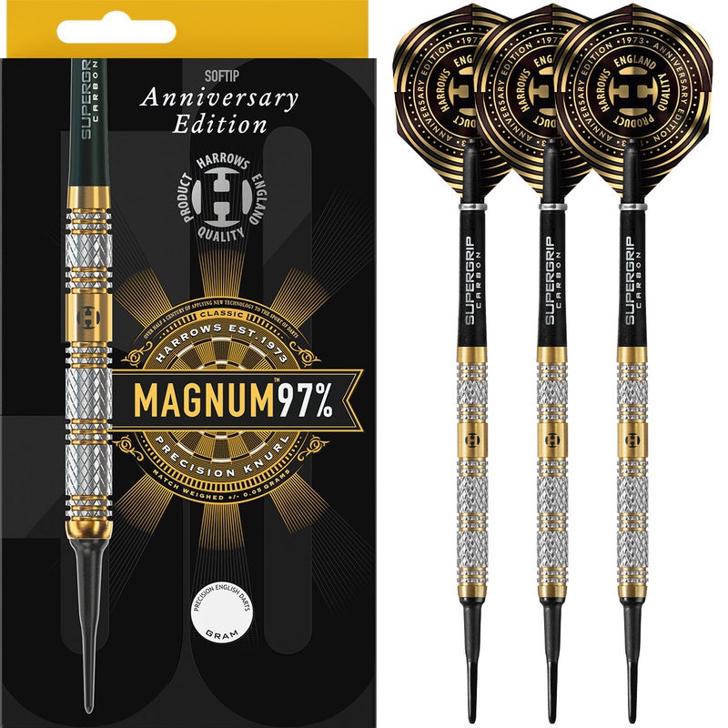 Magnum 97% Tungsten Soft Tip Darts by Harrows 18 Gram