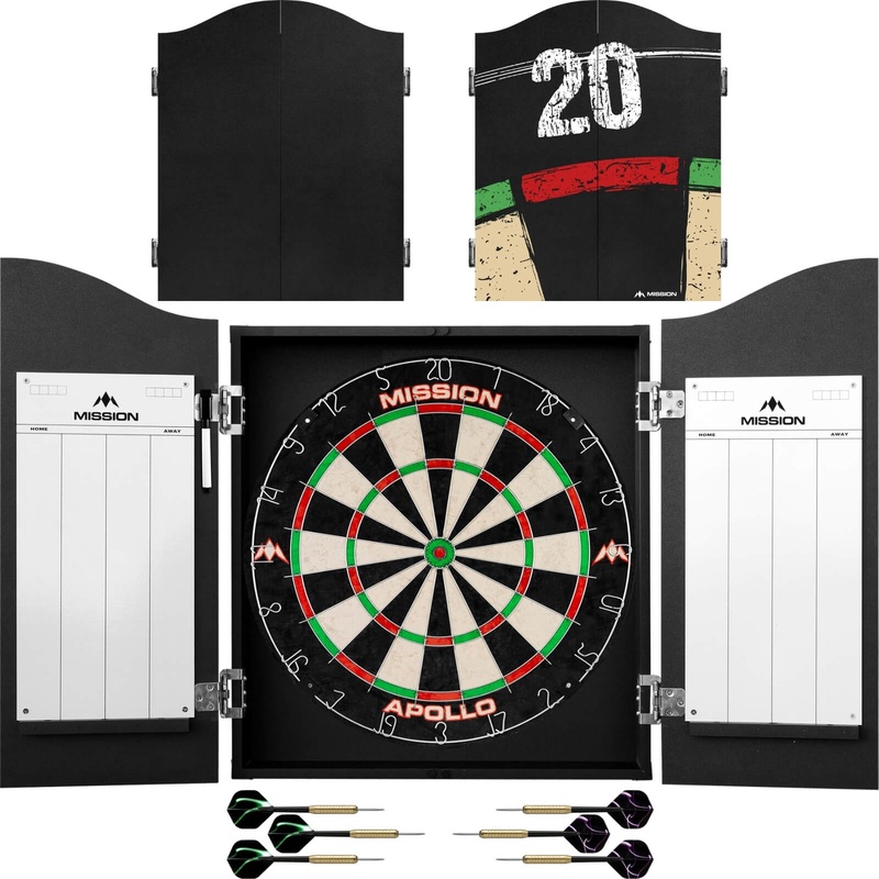 Mission – Professional Dartboard Set Black