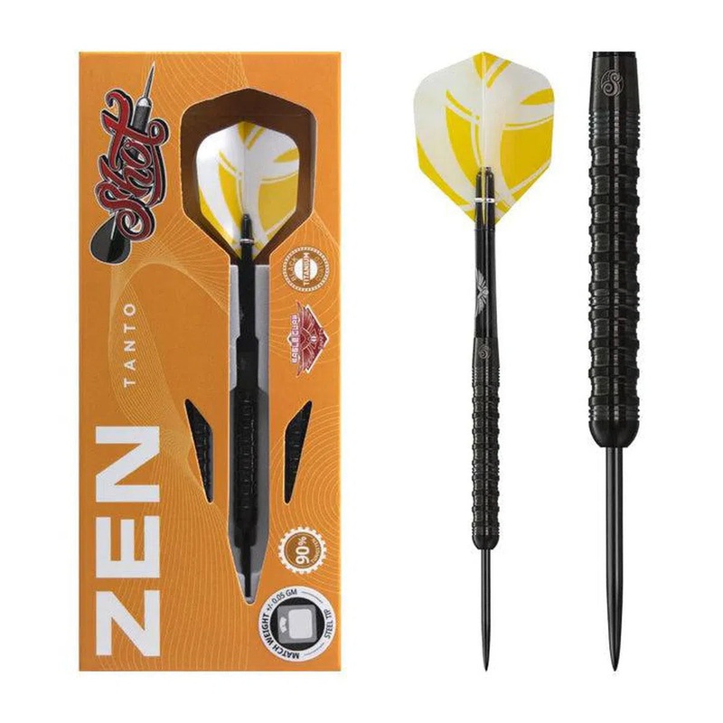 Shot Zen Series Tanto 90% Tungsten Steel Tip Darts 23 GRAM