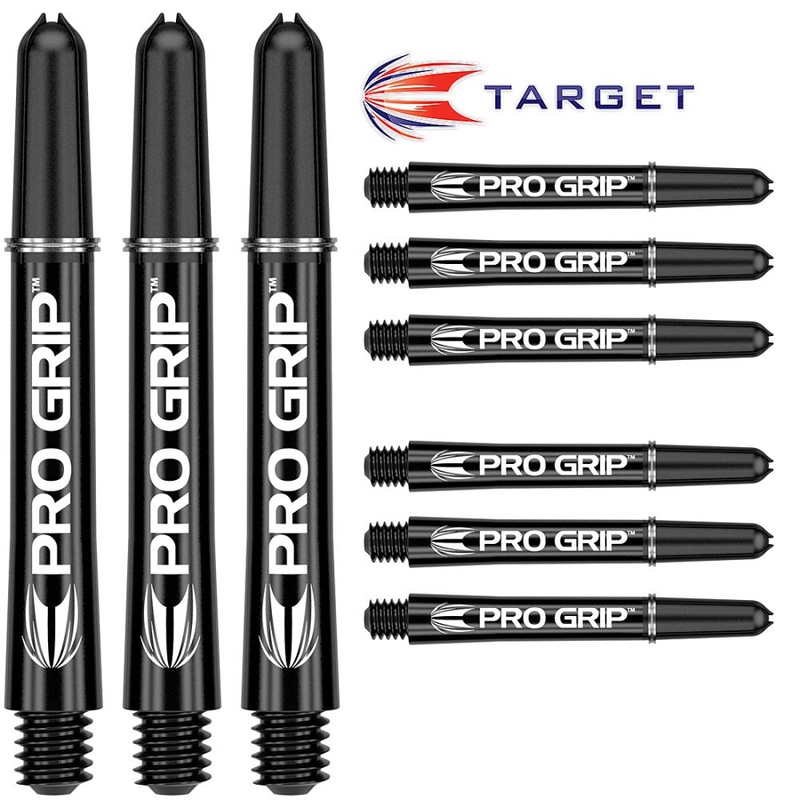 Target Pro Grip 3 Sets Shafts Black Short – 34mm