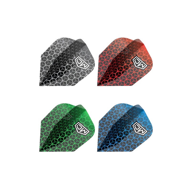 Avenger 02 Standard Standard No6 Dart Flights 3 Sets by DW Blue