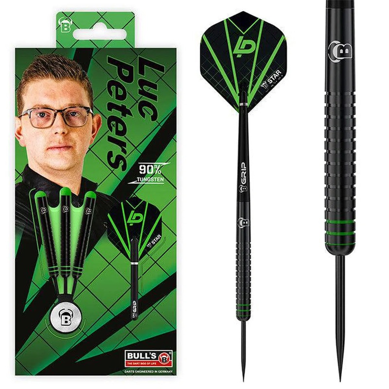 Bull’s DE Luc Peters 90% Tungsten Steel Tip Darts 22 GRAM