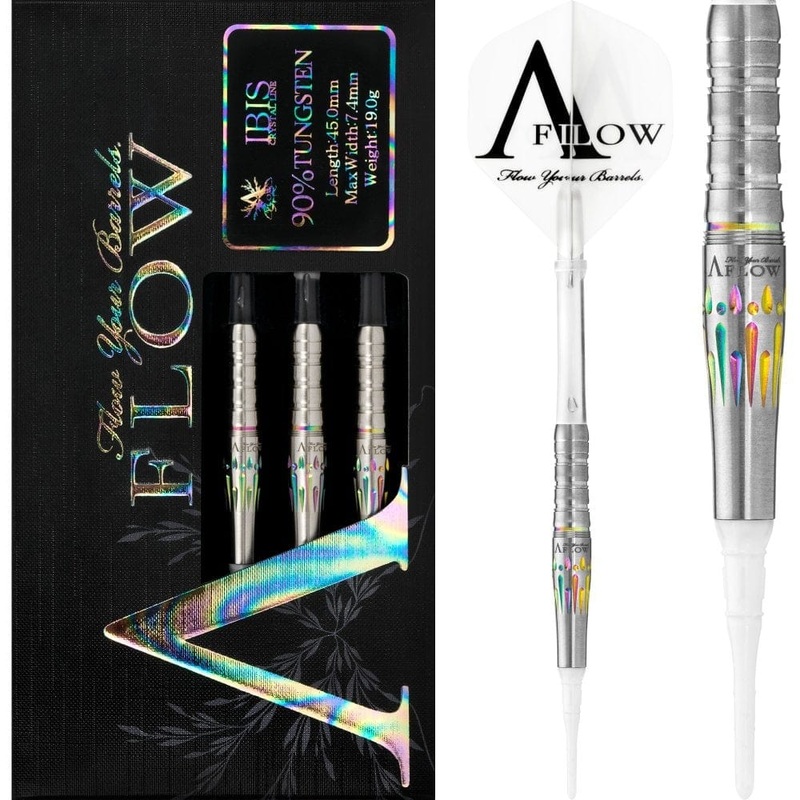 Dynasty Darts – Crystal Line – A Flow – Soft Tip – Ibis 21g