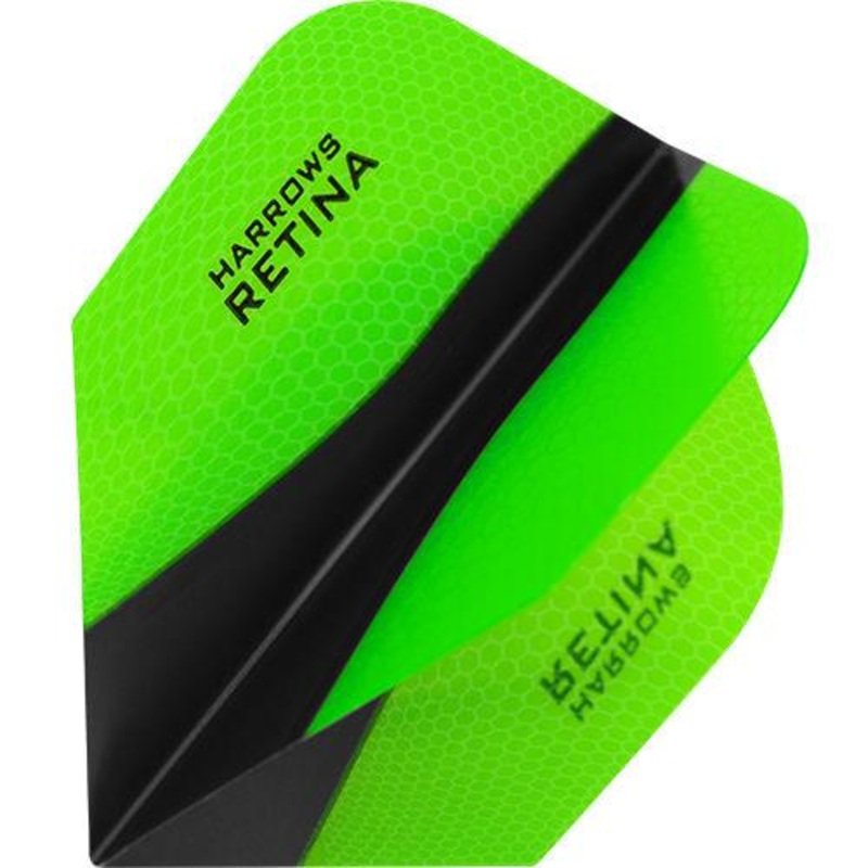 Harrows Retina-X Standard Green Dart Flights Green
