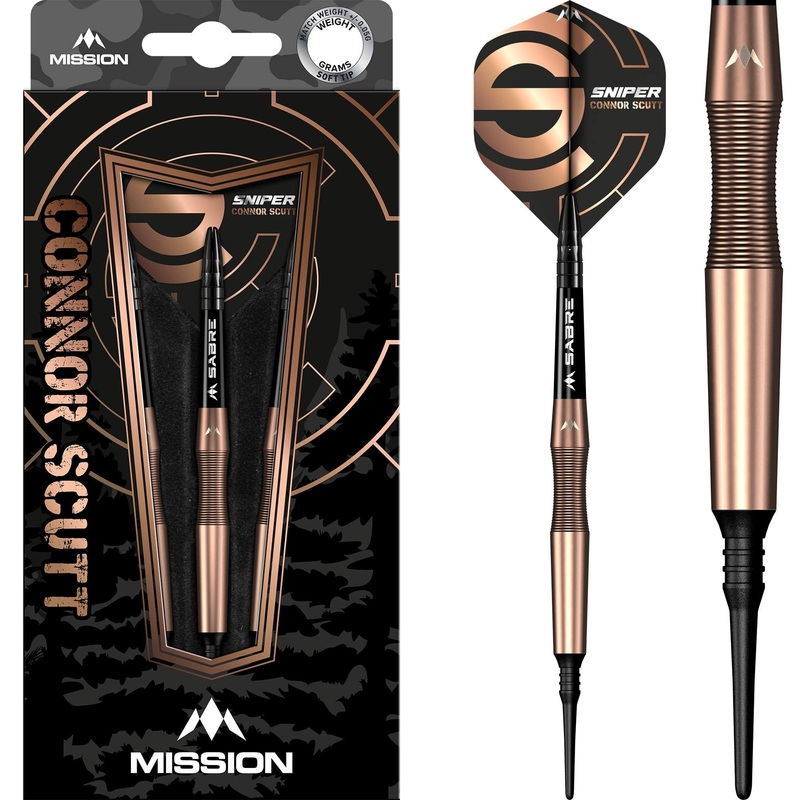 Mission Connor Scutt V2 – Soft Tip – 90% – Bronze PVD – Sniper 18g