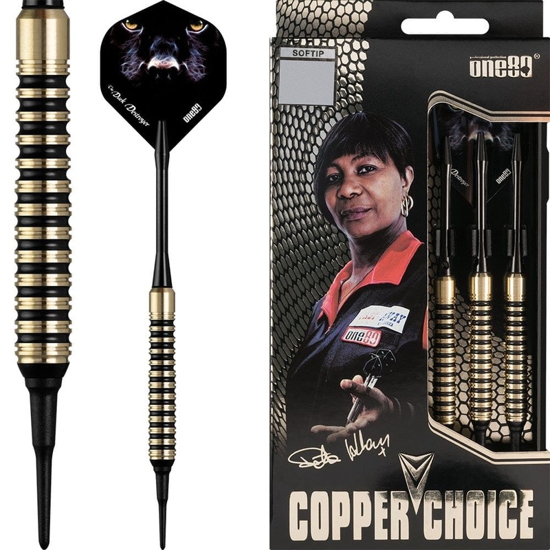 One80 Deta Hedman Darts – Soft Tip Brass – Copper Choice 18g
