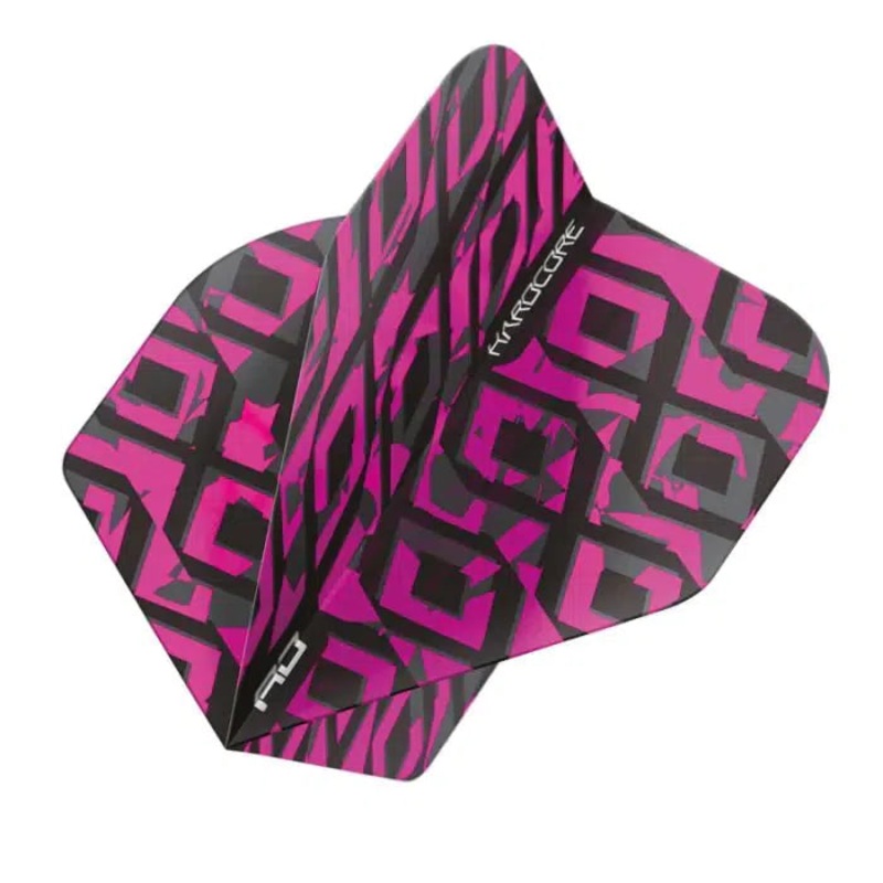 Red Dragon Hardcore Radical Black & Pink Standard Flights