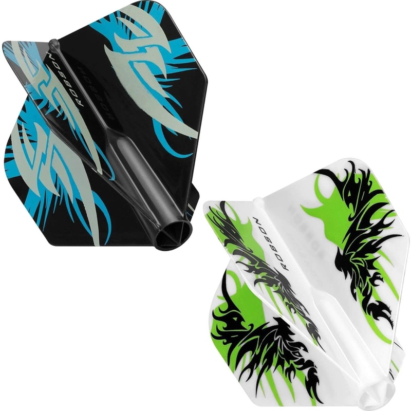 Robson – Plus Printed – Big Wing Dart Flights Black