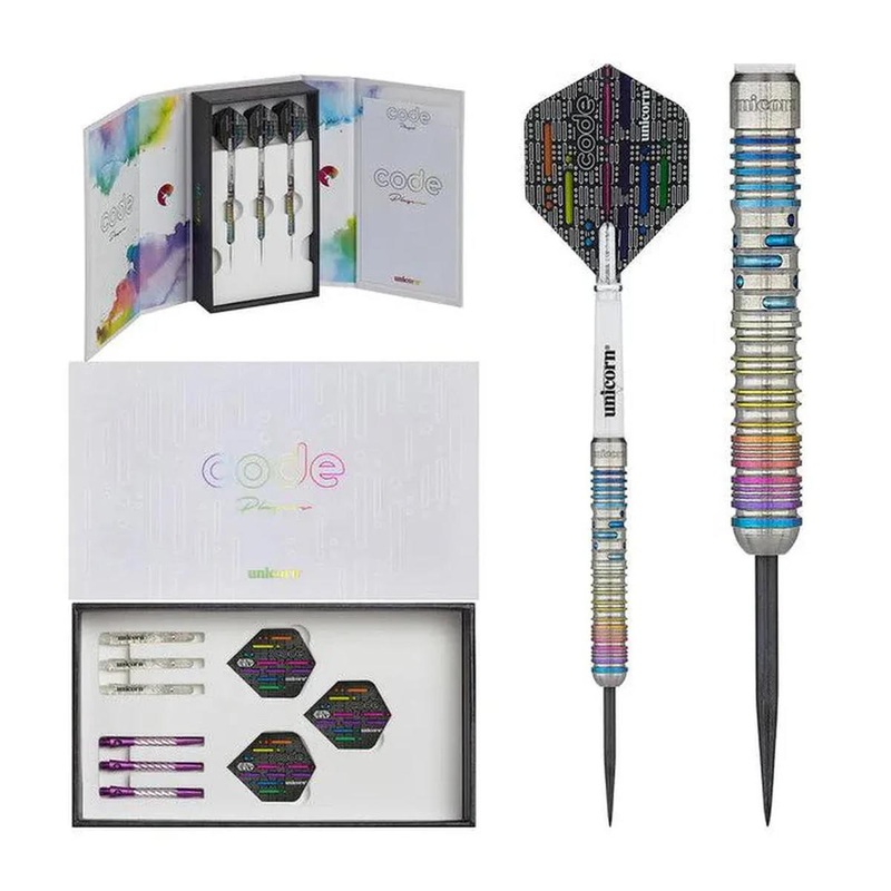 Seigo Asada Code 90% Tungsten Steel Tip Darts by Unicorn 23 Gram