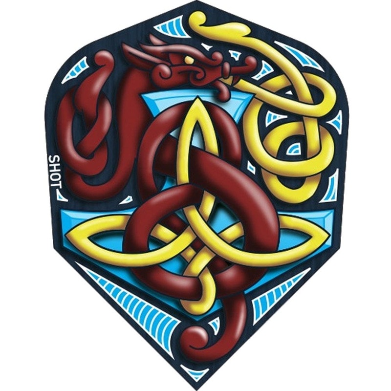 *Shot Dart Flights – 100 Micron – Transparent – No6 – Viking Hammer