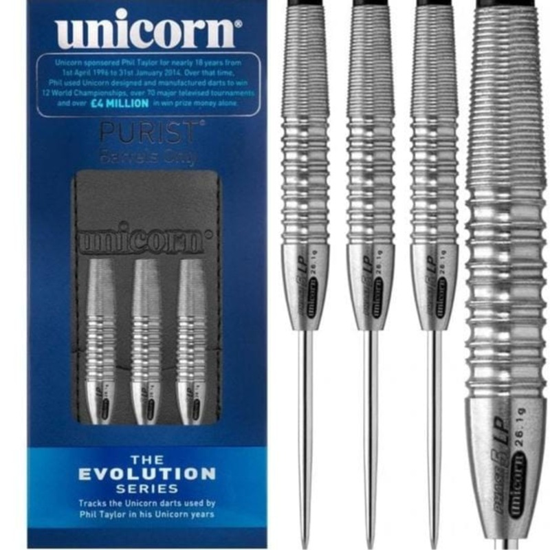 Unicorn Evolution Darts – Steel Tip – Phase 5 Purist LP – 26g 26g