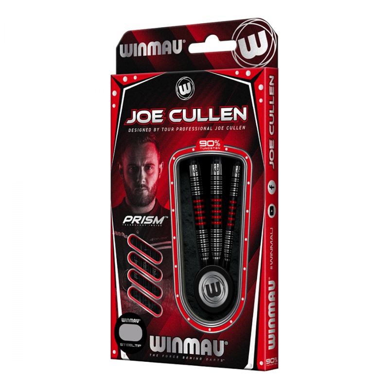 Winmau Joe Cullen 90% Tungsten Steel Tip Darts 21 grams