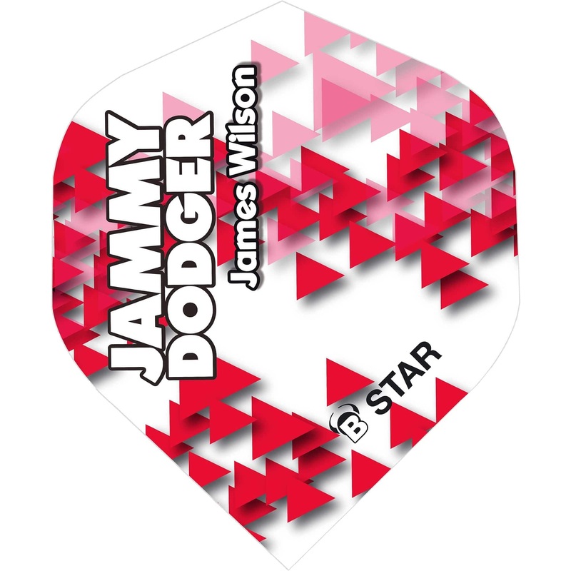 BULL’S B-Star Dart Flights – 100 Micron – A-Std – James Wilson – Jammie Dodger