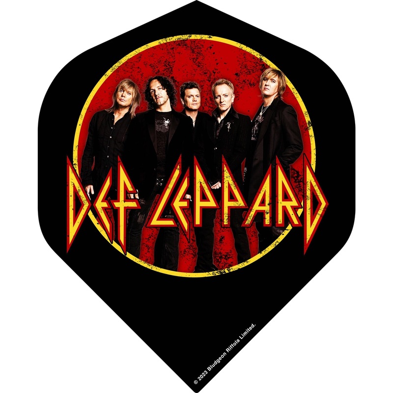 *Def Leppard Dart Flights – Official Licensed – 100 Micron – No2 – Std – F5 – Original