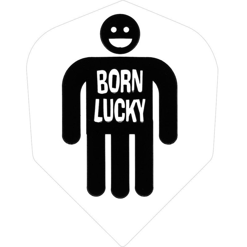 *Harrows Dart Flights – Quadro – Poly Classic – Std – Born Lucky