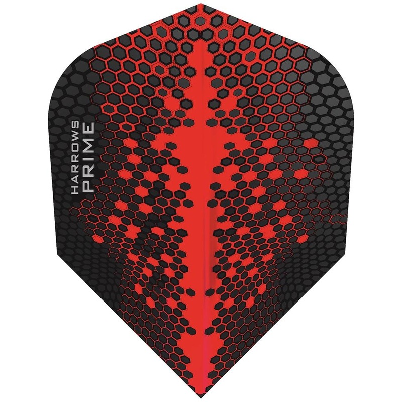 Harrows Prime Red HEX Dart Flights Red