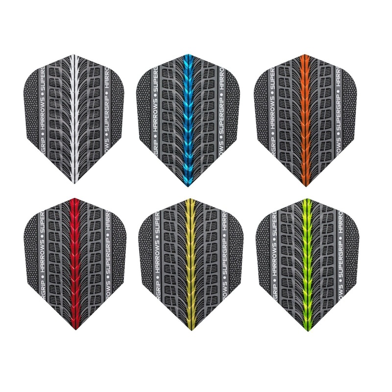 Harrows Supergrip Dart Flights – 100 Micron – Std Blue