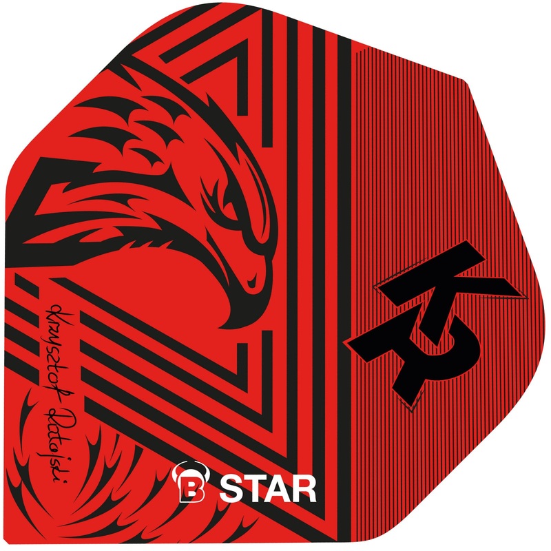 Krzysztof Ratajski Scoremaster B-Star Standard Dart Flights by Bulls