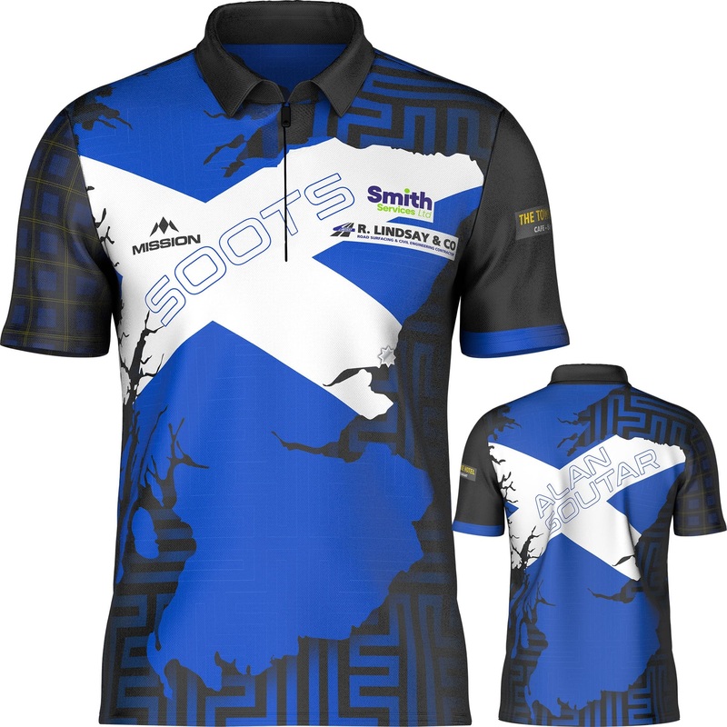 Mission Player Dart Shirt – Alan Soutar – Soots – Tartan 3XL