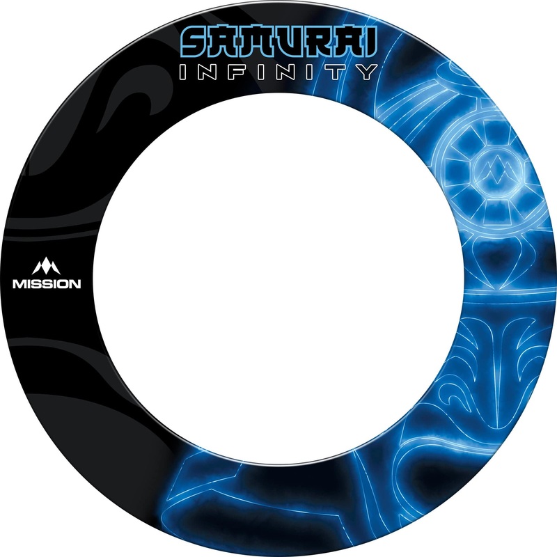 Mission Samurai Infinity Professional Dartboard Surround – Blue