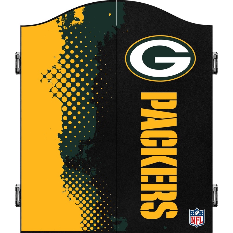 NFL – Dartboard Cabinet – Official Licensed – Green Bay Packers
