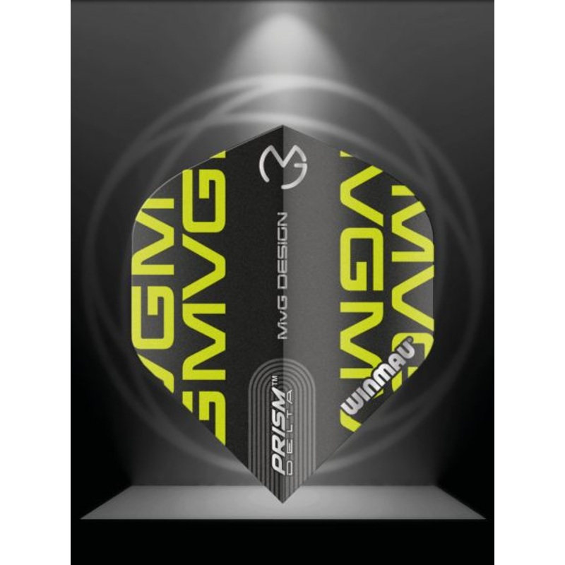 Prism Delta MvG (Michael Van Gerwen) 2021 Black Print Extra Thick Standard 100 Micron Poly metronic extra thick