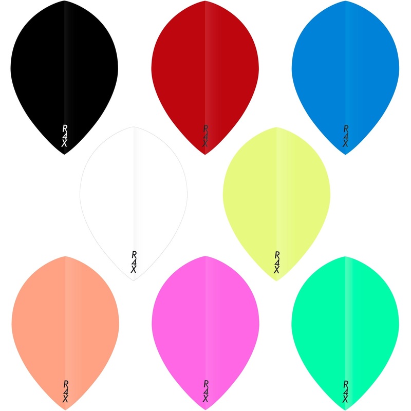 *Ruthless R4X – Solid – Dart Flights – 100 Micron –  Pear Red