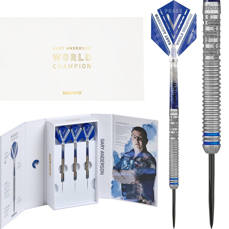 Unicorn Gary Anderson Darts – World Champion Steel Tip – Phase 5 21g