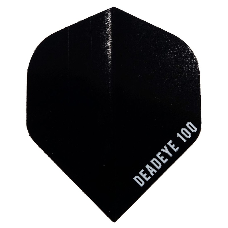 Deadeye 100 Dart Flights Black No2 Standard