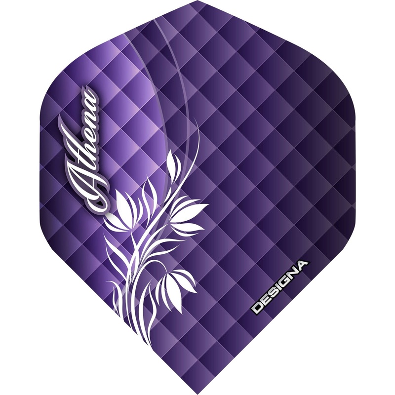 Designa Athena Dart Flights – 100 Micron – No2 – Std – Light Purple