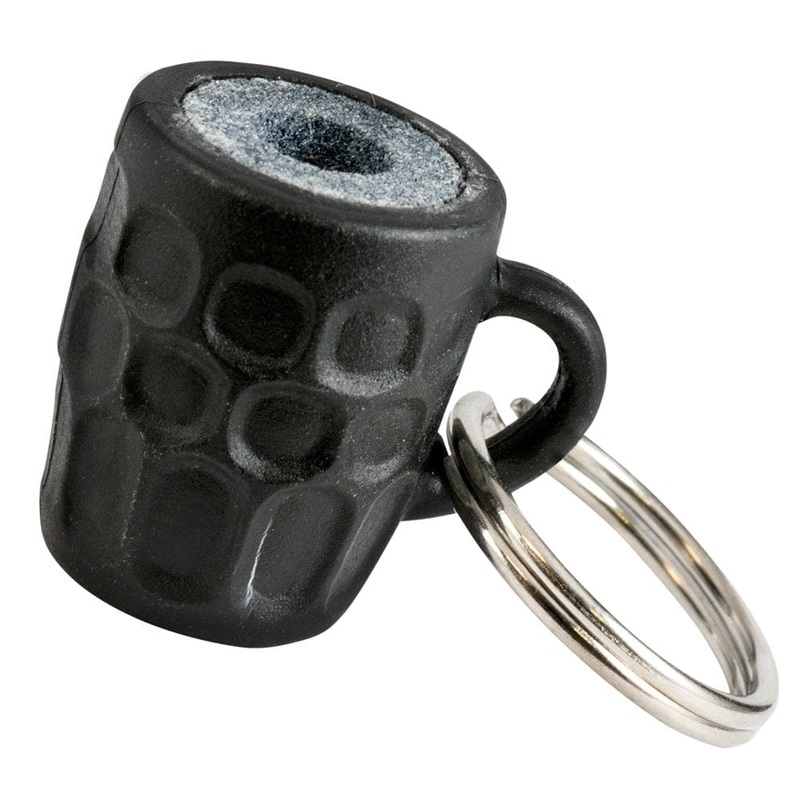 Designa Dart Sharpener inside Keyring – Beer Glass