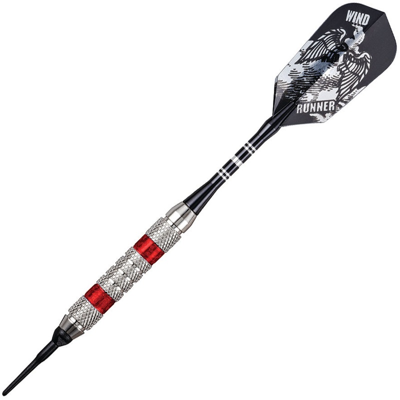 GLD Wind Runner Soft Tip Darts – Red 18gm