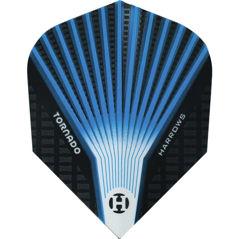 *Harrows Prime Dart Flights – No6 – Std – Tornado – Blue