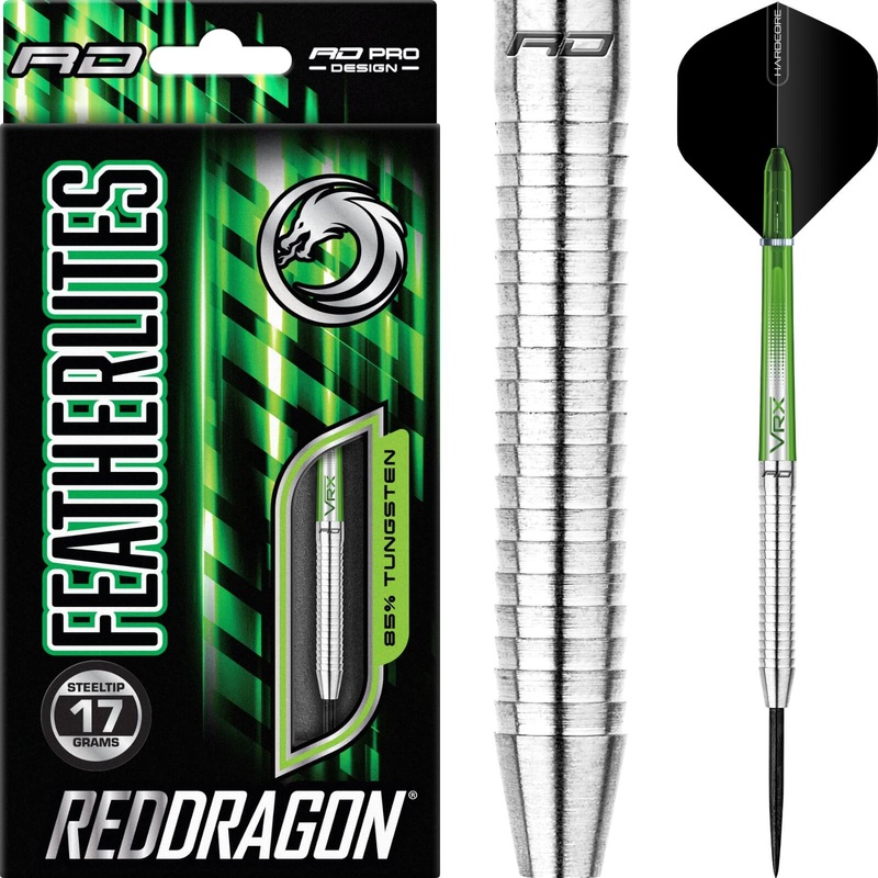Red Dragon – Featherlite 2 Darts – Steel Tip – 85% Tungsten – 12g 17g 12 grams